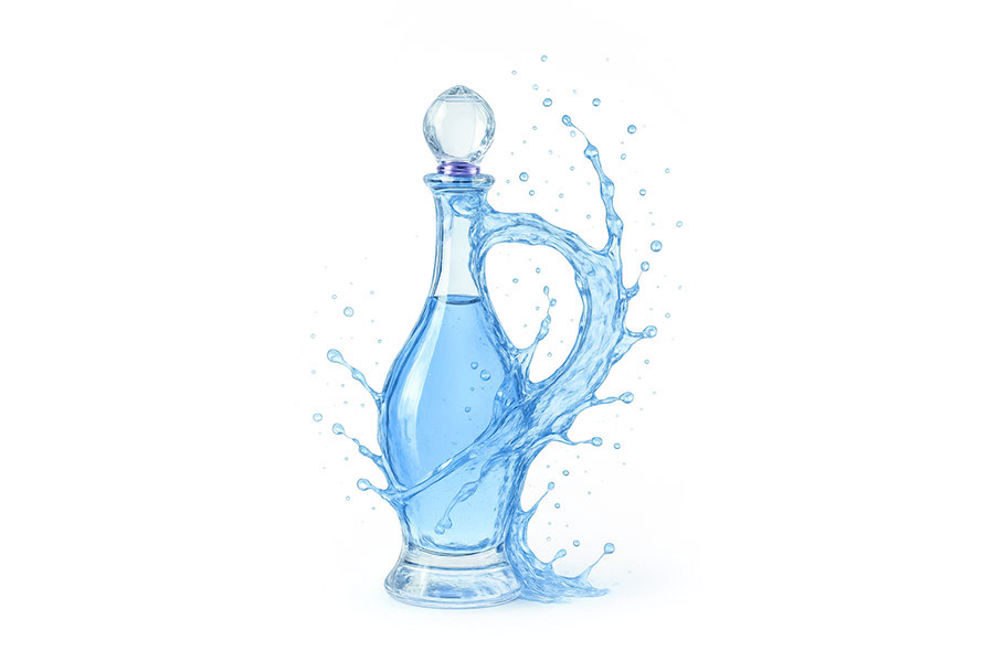 perfume botella serigrafiadas